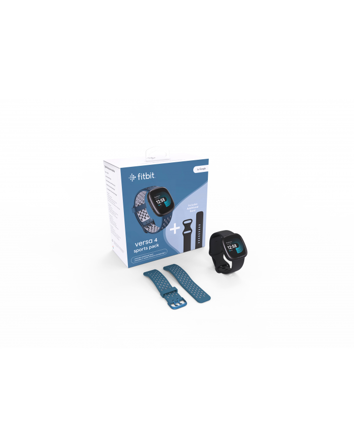 Google Fitbit Versa 4 Sports Pack Czarny główny