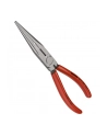 KNIPEX needle nose pliers with cutting edge 26 11 200, stork beak pliers, gripping pliers (red/blue, serrated gripping surfaces, length 200mm) - nr 10