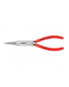 KNIPEX needle nose pliers with cutting edge 26 11 200, stork beak pliers, gripping pliers (red/blue, serrated gripping surfaces, length 200mm) - nr 4