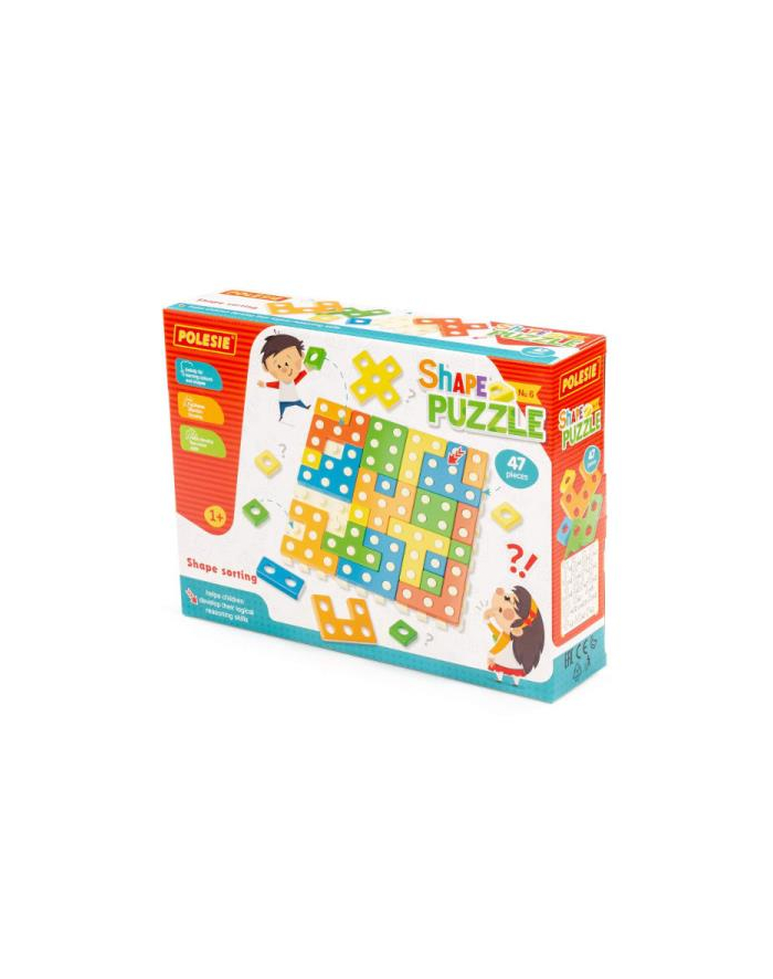 Polesie 95985 Zabawka edukacyjna '';Ułóż puzzle''; Nr6 47 elementów w pudełku główny