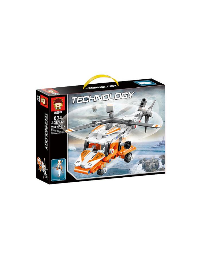 bigtoys Klocki Helikopter 240 elementów BKLO7754 główny