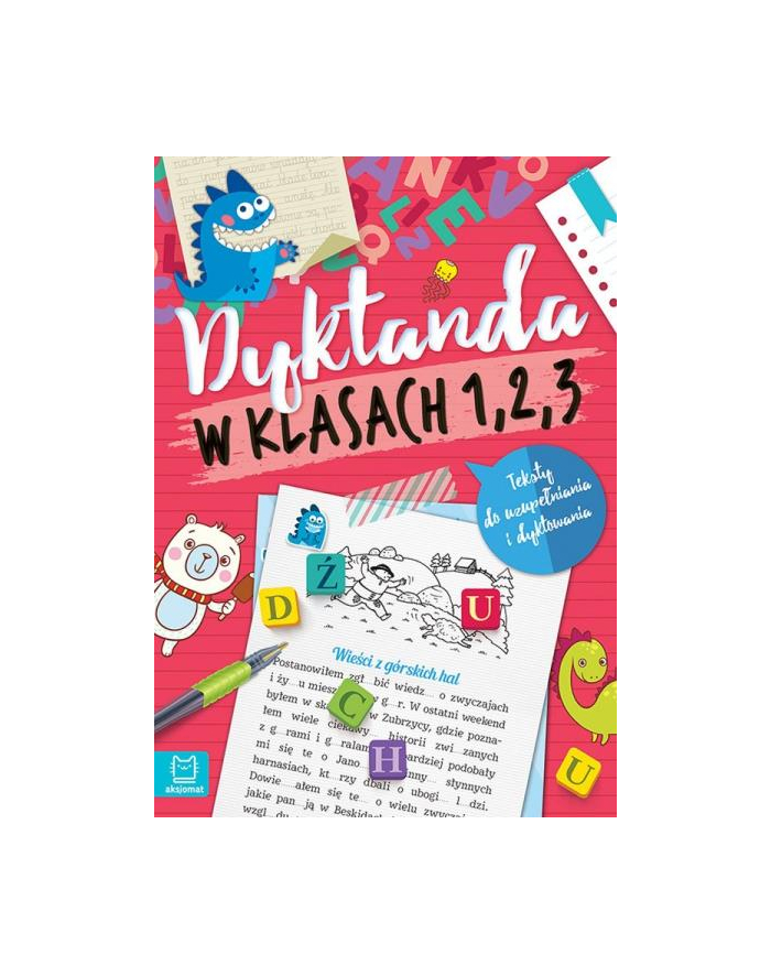 aksjomat Książeczka Dyktanda dla klas 1-3. Wydanie III główny