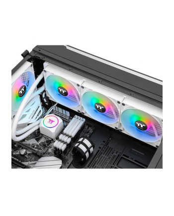 thermaltake Chłodzenie wodne TH420 ARGB Snow (3x140mm) miedziany blok CPU