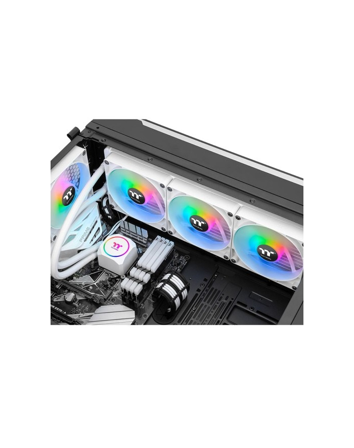 thermaltake Chłodzenie wodne TH420 ARGB Snow (3x140mm) miedziany blok CPU główny