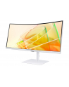 samsung Monitor 34 cale LS34C650TAUXEN VA 3440x1440 UWQHD 21:9 1xHDMI 1xDP 2xTB 4.0(90W/15W) 3xUSB 3.0 LAN(RJ45) 5ms 100Hz HAS+PIV zakrzyw. gł. biały 3YOnS - nr 108