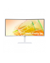 samsung Monitor 34 cale LS34C650TAUXEN VA 3440x1440 UWQHD 21:9 1xHDMI 1xDP 2xTB 4.0(90W/15W) 3xUSB 3.0 LAN(RJ45) 5ms 100Hz HAS+PIV zakrzyw. gł. biały 3YOnS - nr 136