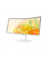 samsung Monitor 34 cale LS34C650TAUXEN VA 3440x1440 UWQHD 21:9 1xHDMI 1xDP 2xTB 4.0(90W/15W) 3xUSB 3.0 LAN(RJ45) 5ms 100Hz HAS+PIV zakrzyw. gł. biały 3YOnS - nr 45