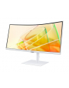 samsung Monitor 34 cale LS34C650TAUXEN VA 3440x1440 UWQHD 21:9 1xHDMI 1xDP 2xTB 4.0(90W/15W) 3xUSB 3.0 LAN(RJ45) 5ms 100Hz HAS+PIV zakrzyw. gł. biały 3YOnS - nr 69