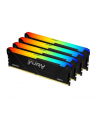 kingston Pamięć DDR4 Fury Beast    RGB  64GB(4*16GB)/2666  CL16 - nr 1