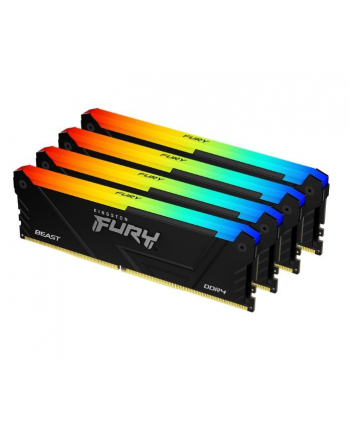 kingston Pamięć DDR4 Fury Beast    RGB  32GB(4* 8GB)/3200  CL16