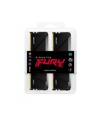 kingston Pamięć DDR4 Fury Beast    RGB  16GB(2* 8GB)/3600  CL17