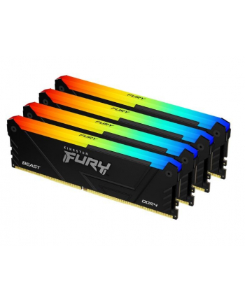 kingston Pamięć DDR4 Fury Beast    RGB  32GB(4* 8GB)/3600  CL17