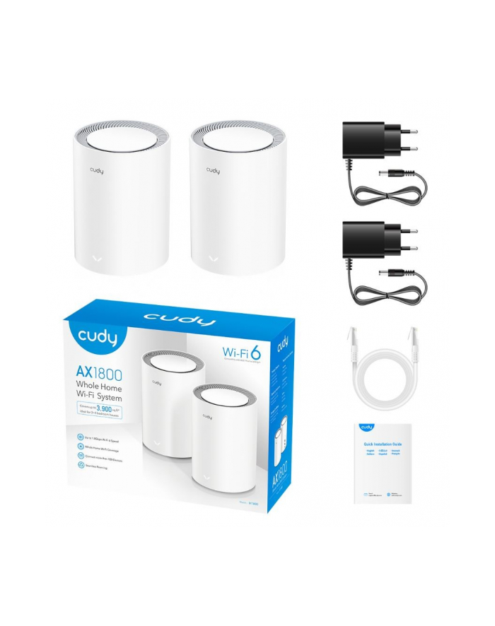 cudy M3000_W(2-Pack) Wi Fi Mesh AX3000 2.5GE główny