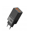 beline Ładowarka sieciowa 65W GaN 2xUSB-C+USB-A bez kabla Czarna - nr 1