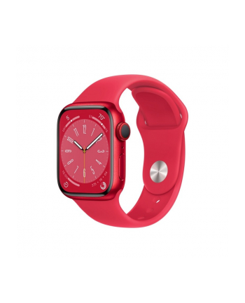 Apple Watch Series 8 GPS + Cellular Koperta 41mm Z Aluminium W Kolorze (Product)Red Paskiem Sportowym (Product)Red (MNJ23ULA)