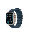 Apple Watch Ultra 2 GPS+Cellular Koperta 49mm Z Tytanu W Kolorze Naturalnym Z Paskiem Ocean W Kolorze Niebieskim (MREG3ULA) - nr 1