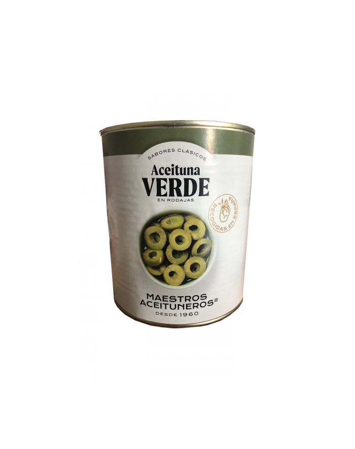 Oliwki MAESTROS VERDE RODAJAS 2,95kg zielone krojone główny