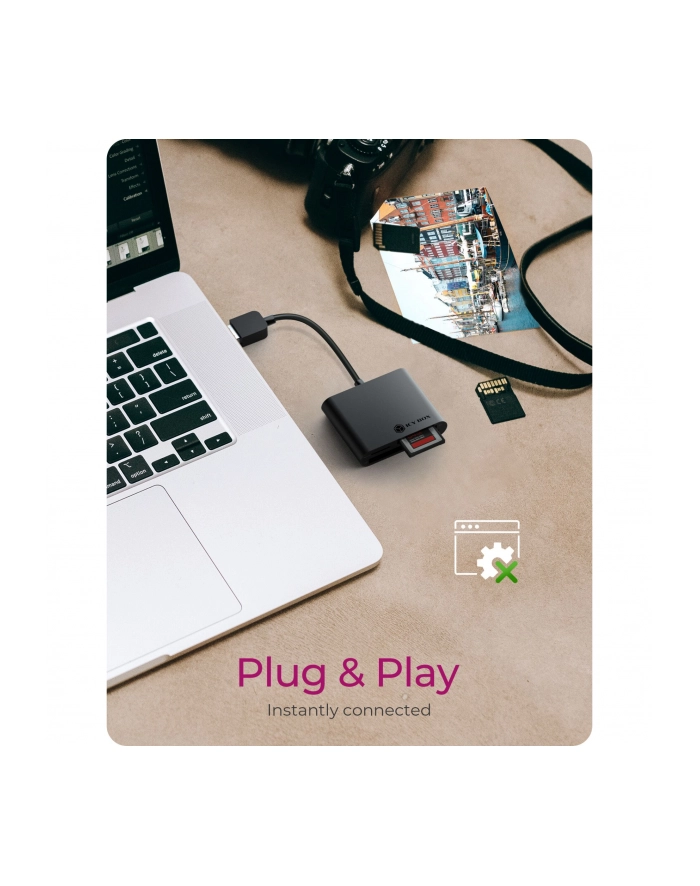 icybox Czytnik kart IB-CR301-U3 USB 3.0 główny