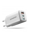 axagon ACU-DPQ65W Ładowarka sieciowa GaN 65W, 3x port (USB-A + dual USB-C) PD3.0/QC4+/PPS/Apple, biała - nr 27
