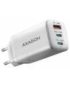 axagon ACU-DPQ65W Ładowarka sieciowa GaN 65W, 3x port (USB-A + dual USB-C) PD3.0/QC4+/PPS/Apple, biała - nr 43