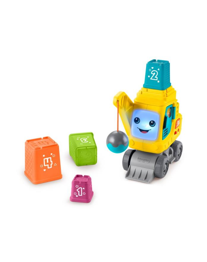 Fisher-Price Wesoły dźwig „Układaj i licz” HWY64 p2 MATTEL główny