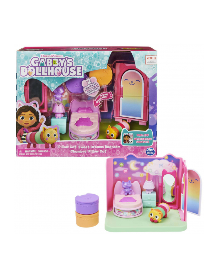 Koci Domek Gabi: Magiczne Pomieszczenia: Sypialnia 6062037 p3 Spin Master główny