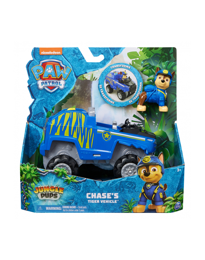 PAW PATROL Psi Patrol Jungle Pups Pojazd Tiger Chase'a 6067758 Spin Master główny