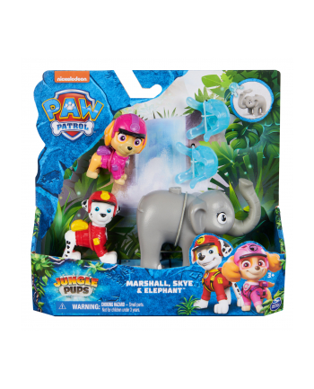 PAW PATROL Psi Patrol: Patrol z dżungli - figurki Marshall i Skye 6068630 p4 Spin Master