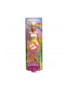 Barbie Lalka Księżniczka Żółto-różowy strój HRR09 MATTEL - nr 2