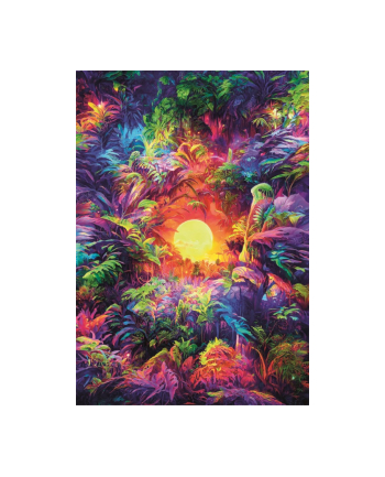 Clementoni Puzzle 500el Colorboom Psychodeliczny wschód słońca w dżungli 35518