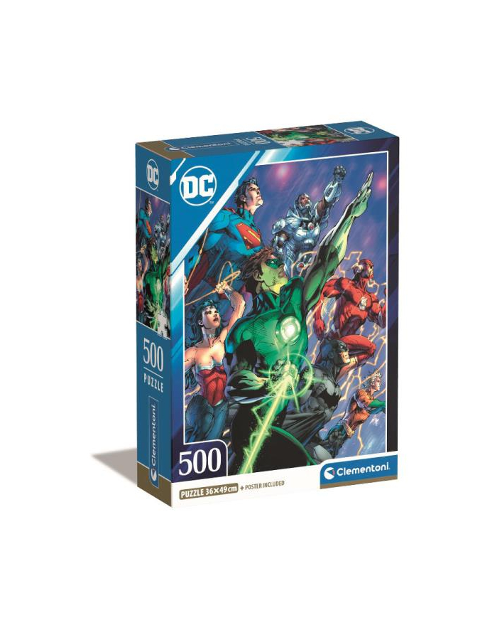 Clementoni Puzzle 500el Compact DC Comics Justice League 35532 główny