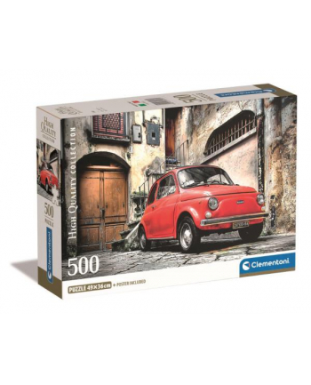 Clementoni Puzzle 500el Compact Fiat 500 35537