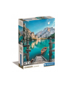 Clementoni Puzzle 500el Compact Braies Lake 35538 - nr 1