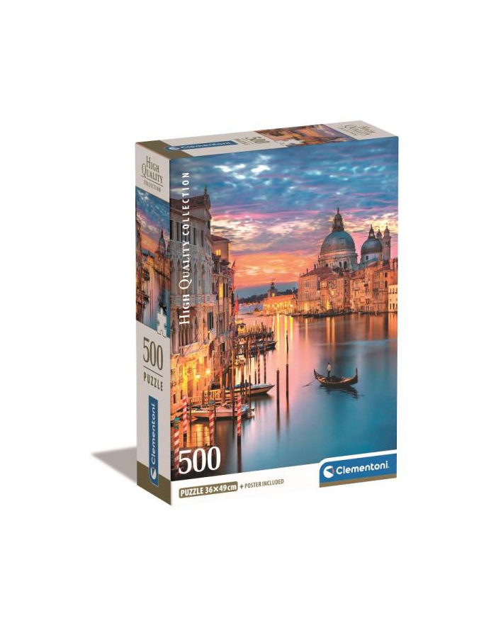 Clementoni Puzzle 500el Compact Lighting Venice 35542 główny