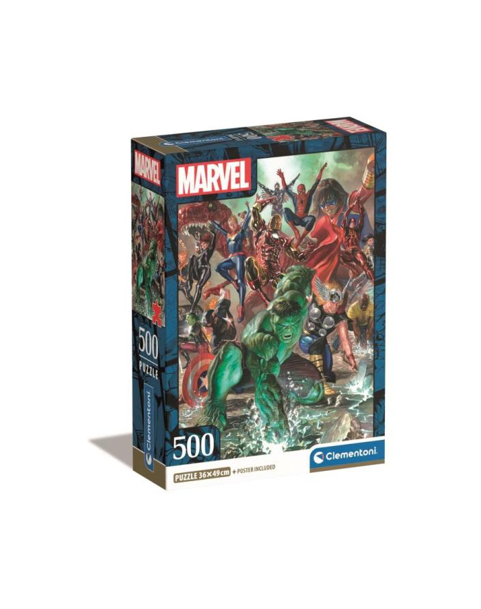 Clementoni Puzzle 500el Compact Marvel The Avengers 35546 główny