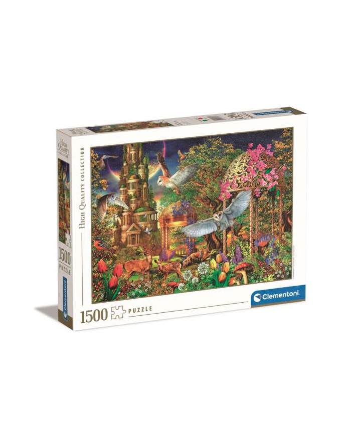 Clementoni Puzzle 1500el Woodland Fantasy Garden. Leśny ogród fantazji 31707 główny