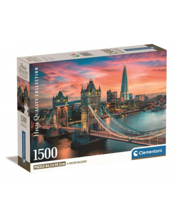 Clementoni Puzzle 1500el Compact Londyn o zmierzchu London twilight 31715