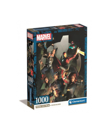 Clementoni Puzzle 1000el Compact Marvel The Avengers 39809