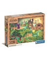 Clementoni Puzzle 1000el Compact Story Maps Snow Kolor: BIAŁY 39814 - nr 1