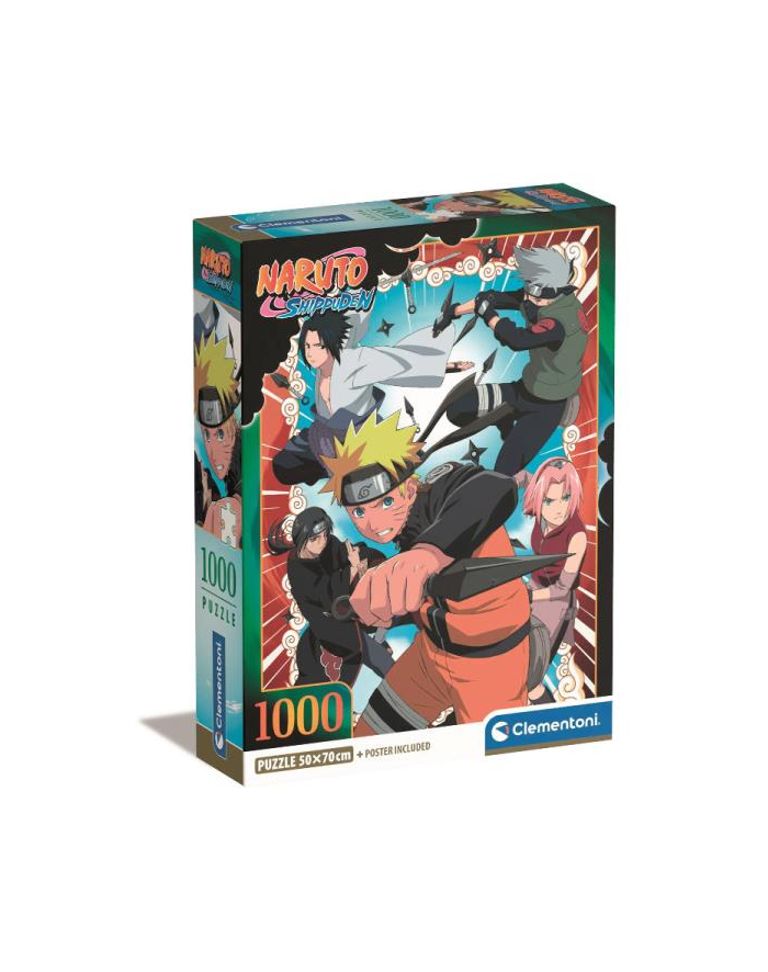 Clementoni Puzzle 1000el Compact Anime Naruto Shippuden 39831 główny