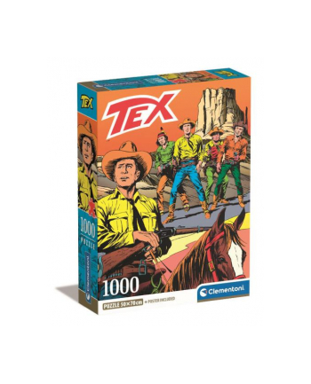 Clementoni Puzzle 1000el Compact Tex 39840