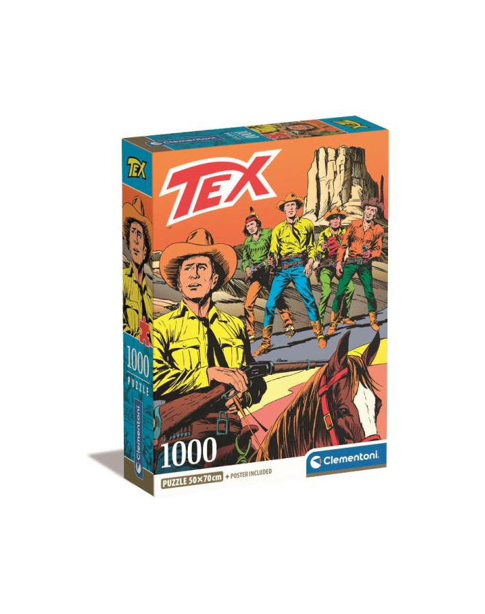Clementoni Puzzle 1000el Compact Tex 39840 główny