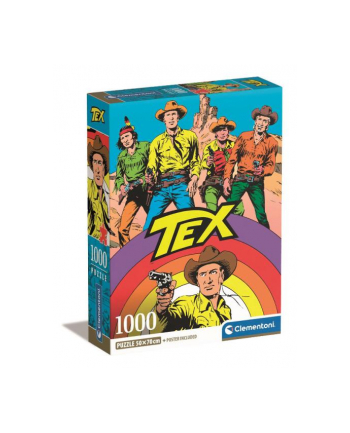 Clementoni Puzzle 1000el Compact Tex 39841