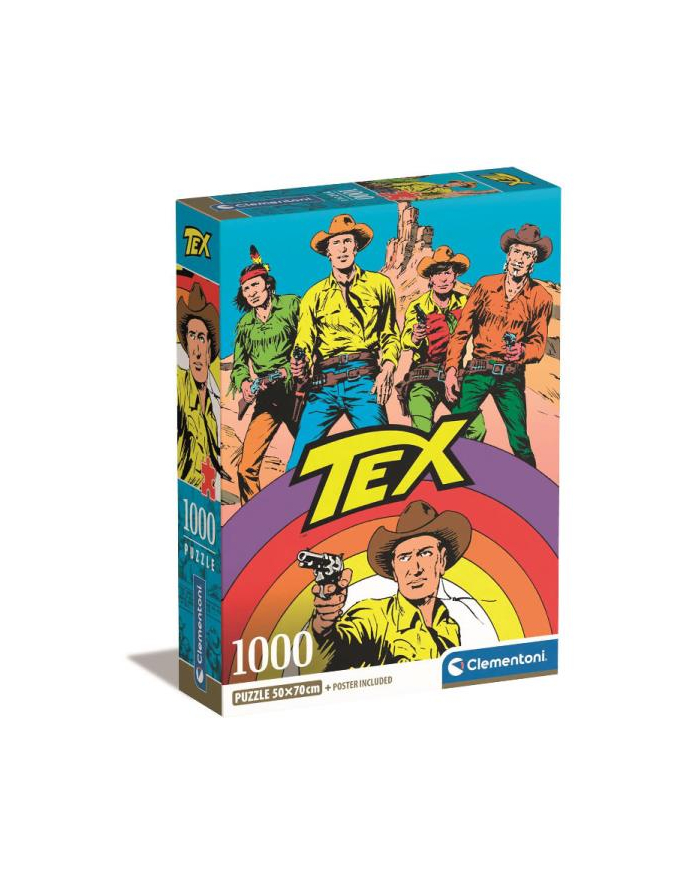 Clementoni Puzzle 1000el Compact Tex 39841 główny