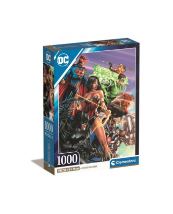 Clementoni Puzzle 1000el Compact DC Comics Justice League 39852