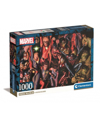 Clementoni Puzzle 1000el Compact Marvel The Avengers 39857