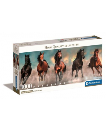 Clementoni Puzzle 1000el Panorama Horses. Konie 39875
