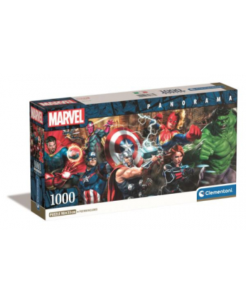 Clementoni Puzzle 1000el Panorama Marvel The Avengers 39877