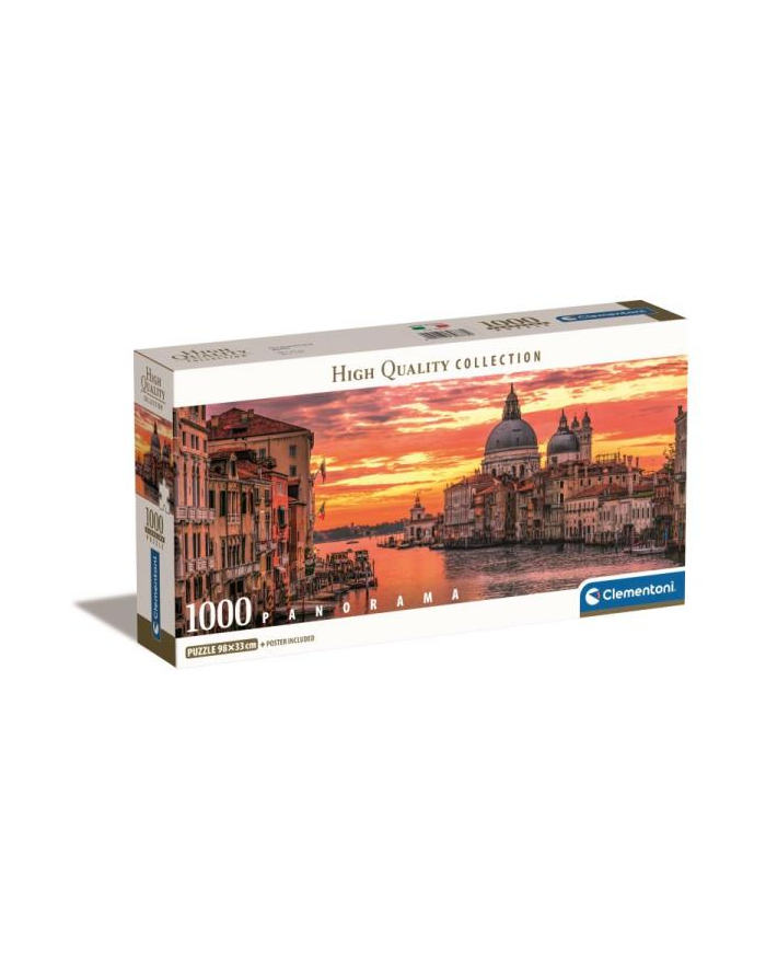 Clementoni Puzzle 1000el Panorama Canal Grande - Wenecja 39878 główny