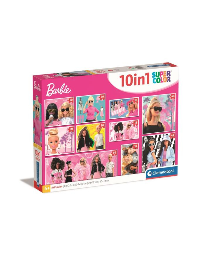 Clementoni Puzzle 10w1 Barbie 20282 główny